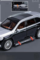 Coche De Escala Diecast Benz GLS 600 SUV 1:24 Con Sonido Y Luz Vehículo De Off-Road De Metal Para Colección Juguete Para Niños - details 7