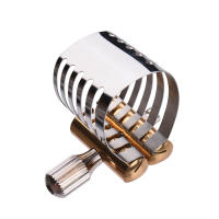 Ligadura De Saxofón Compacta Y Duradera Con Ajuste Por Tornillo Para Saxofón Alto Material Plástico/Rubber Duro Accesorio Musical - details 11
