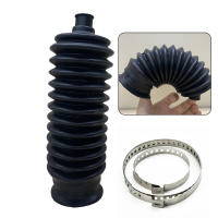 Kit De Repuesto Universal De Silicona Para Maletero De Dirección Y Bellotas De Piñón Herramienta De Mantenimiento De Coche Negro Con Abrazaderas Izquierda Y Derecha - details 0
