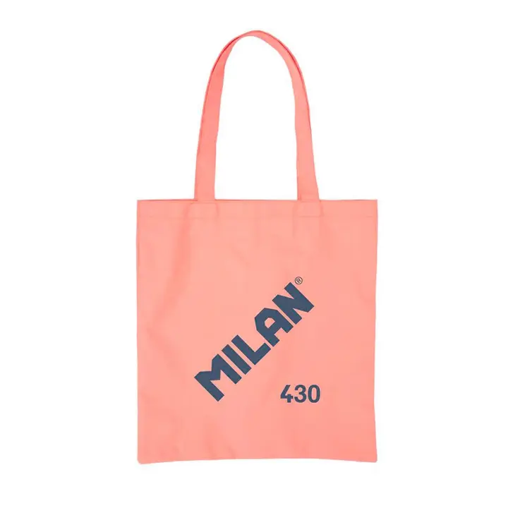 BOLSA TELA ASAS TOTE BAG MILAN SERIE 1918 ROSA - TOTTE BAG - 1