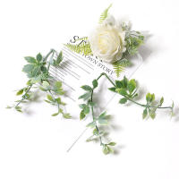 10Pcs Decoraciones De Hojas Artificiales Para Bodas Fiestas Hogar DIY Embalaje De Caja De Dulces Guirnalda Navidad Floristería - details 6