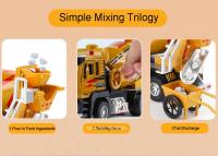 Camión De Mixer De Hidrato De Cal 1:40 Escala Con Luz Y Sonido Función De Retroceso Automática Venta Al Por Menor Para Niños Juguetes De Vehículos De Ingeniería Metal - details 8