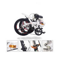 FOLDING BIKE, WHEEL 16" x 2.12 CM, 20" x 2.12 CM 7 SPEED GEARBOX, ADJUSTABLE SADDLE AND MINILLAR HEIGHT, FACUK TO SAVE, SHIPPING 2 DAYS FROM EUROPE. - details 11