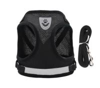 Harnés Para Perros Y Gatos Resistente Al Escape Transpirable Con Correa Para Caminar Al Aire Libre Control Fácil Harnés Reflejo Para Mascotas - details 23