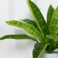 1PC Planta Artificial De Magnolia Evergreen Para Decoración De Mesas En Hogar Y Restaurantes Arreglo Floral De Vaso DIY - details 2
