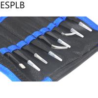 Set De Pinzas De Precisión ESD En Acero Inoxidable Anti-estática Para Reparación Industrial Y Soldadura De Electrónica Herramientas Antimagnéticas - details 5