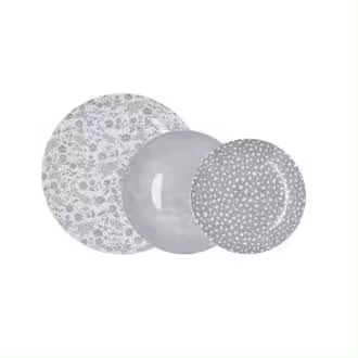 Vajilla Aquilea Bidasoa 18 piezas 6 servicios porcelana - 1