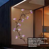 Luz De Vine De Almendra Con Mariposa 30led 8 Modos USB Para Decoración De Hogar Y Fiestas Navidad Incluida - details 0