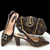 Sandalias De Fiesta Verdes Con Zapatos De Tacón Alto Y Bolso De Venus Chan Estilo INS Punta Redonda Brillante Elegantes Para Mujer - details 42