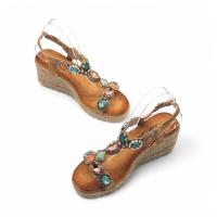 Calzados soraia, sandalais de cuña de yute para mujer, comodas y elengates, ✅ Entrega 24/72h a España (península). Bohemian Bohemio Hebilla Bohemian Elegant Fashionable Bohemian - details 1