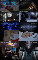 Proyector De Luz Galaxia Estelar 4K Ultra HD 13 Piezas Luz Atmosfera Dormitorio Regalo LED Dinámico Para Ambiente - details 4