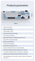 Teclado De Juego Ajazz AK35I V3 MAX Tri-Modo Cableado Bluetooth Inalámbrico 104 Teclas Intercambiables Gasket Hot Swap Multicolor Para Desktop Laptop Tablet - details 17