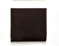 Cartera De Cuero Genuino Para Hombre Pequeña Y Delgada Con Bolsillo Monedas Portatarjetas Vintage Bolsa Para Dinero - details 4