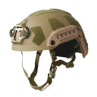 Casco Táctico De Dos Capas Alta Corte Con Tapa De Ajuste Rápido Y Knob Velcro Para Ciclismo Y Protección Esportiva Equipamiento Unisex Tamaño 52-62cm - details 0