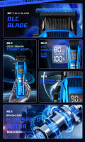 Kit Profesional De Pelacabelos Eléctrico Kemei Recargable KM-2797 KM-1102 Trimmer De Barba USB Ajuste De Longitud De Cabello 0.5-1 Mm Para Hombres - details 2