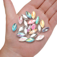 20Pcs Diamantes De Agua Colores Caballo Ojo 8x16MM Para Manualidades Joyería Vestimenta Casco Boda Zapatos Y Sombrero Accesorios - details 4