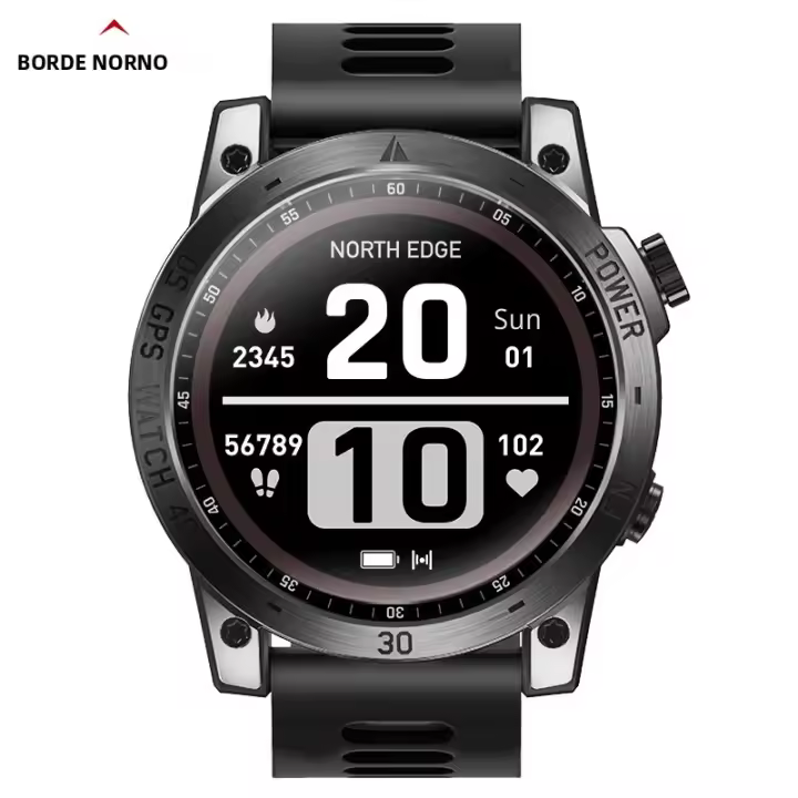 Reloj Deportivo Inteligente NORTH EDGE Con Pantalla HD AMOLED Resistente Al Agua 50M Con Altimetro Barometro Y Compas Para Hombres - 1