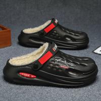 Zapatillas De Invierno Para Hombre Suaves Y Cálidas De Peluche Interior Para Dormitorio Calzado De Algodón EVA Clogs Confortables Tallas 38-45 - details 21