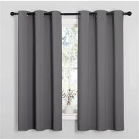 Cortinas De Bloqueo De Luz Negras Para Dormitorio Y Oficina Doble Capa No Existentes Dispositivos Inteligentes Material 100% Poliéster - details 4