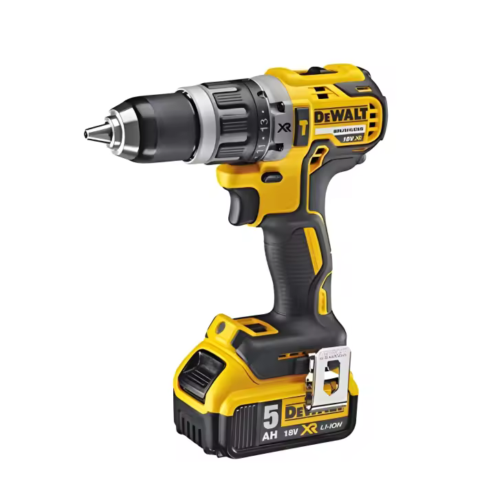Dewalt Taladro Percutor 18V XR Li-Ion Sin Escobillas 13mm + Multi-Herramienta Oscilante 18V Sin Cables + 29 Accesorios - 1