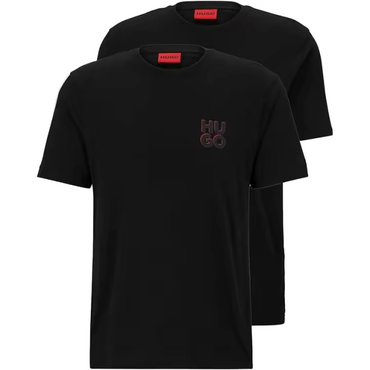 HUGO BOSS CAMISETA DOBLE HOMBRE  50492550-001 Black. - 1