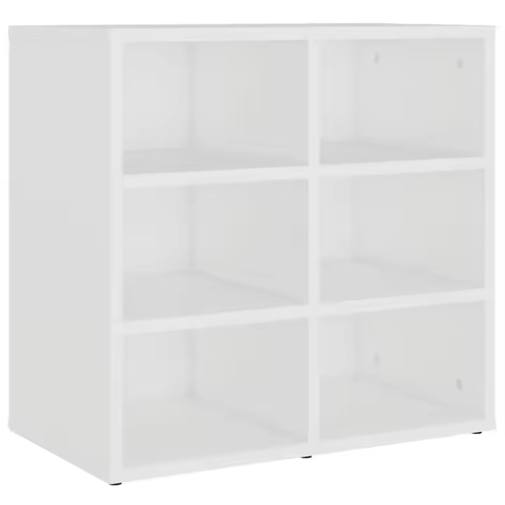 VidaXL Mueble Zapatero Blanco 52,5x30x50 cm - 1