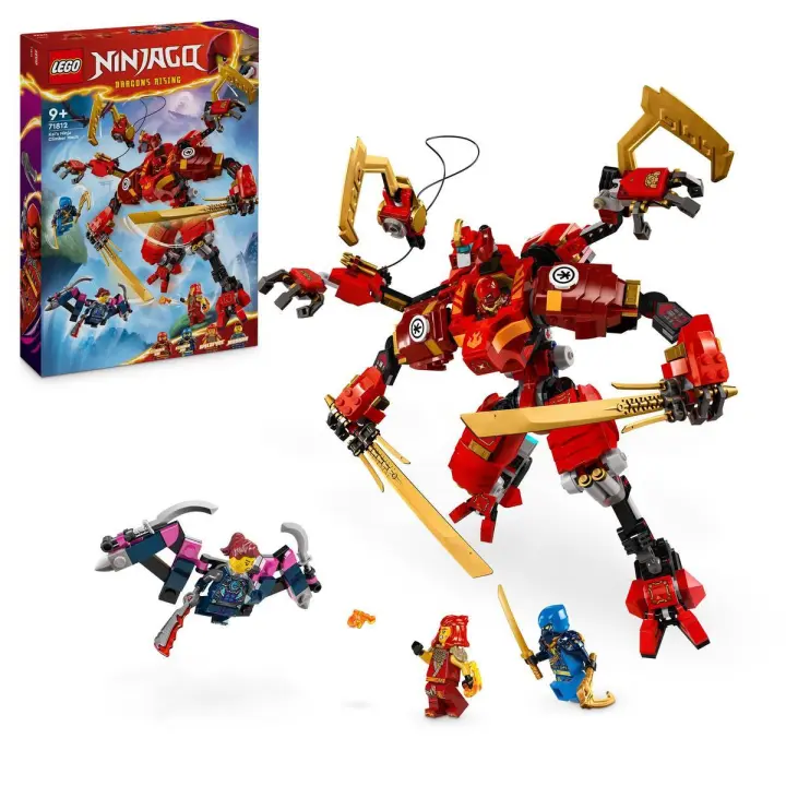 LEGO 71812 NINJAGO Meca Escalador Ninja de Kai Juego de juguetes de aventura - 1
