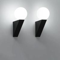 Lámparas De Pared LED G9 Para Dormitorio Luz Blanca Y Negra Con Vidrio Pulido Para Sala De Estar Pasillo Balcón Aisles Luz Diaria Moderna - details 9
