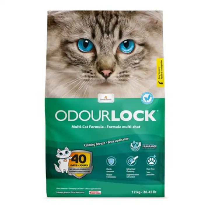 Intersand Odourlock Calming Breeze Arena Aglomerante Para Gatos 12 Kg - 1