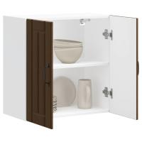 vidaXL Armario de pared cocina Lucca madera contrachapada en color Gris sonoma/Gris hormigón/Negro y más | almacenamiento funcional diseño moderno para baño dormitorio sala - details 4