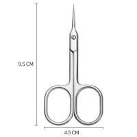 Tijeras De Cutícula Profesionales Para Arte De Uñas Curvadas Eliminador De Piel Muerta Herramientas De Manicura Con Corte De Acero Inoxidable - details 3