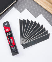 Deli Hojas De Cuchillo De Metal SK5 Para El Hogar Y La Escuela Suministros De Arte Y Manualidades Caja De Papel Herramienta De Corte 9mm 18mm Pack De 30/50/100 - details 4