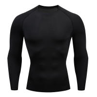 Camiseta De Manga Larga Para Hombre Fitness Running Gym Primavera Otoño Deporte Exterior Tops Poliéster Secado Rápido Cuello Redondo - details 2