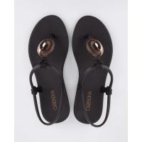 Chanclas de agua mujer GRENDHA G83598AP823 ESCLAVA PLKAYA ARO MADERA Y METAL BLACK - details 0