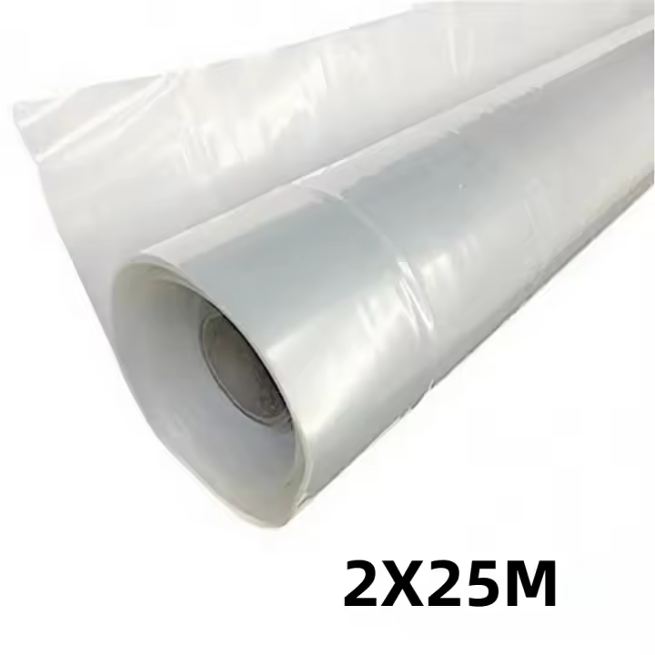 Película De Invernadero Verde Transparente Para Pequeños Arches Casas De Hielo PE Cubierta Antipolvo Para Plantas En Tiendas De Camping Y Jardines - 1