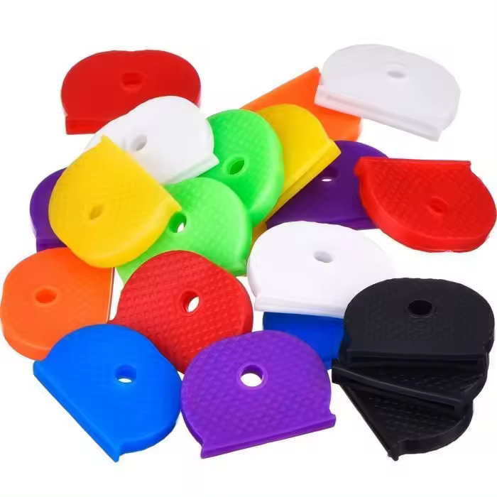 24 tapas para Llaves con cubierta flexible para facilitar la identificación de las Llaves DE LA Puerta, multicolor - 1