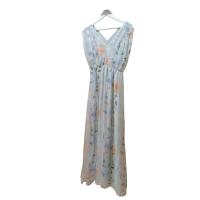Fracomina vestiddo para mujer,cuello en V,bonito estampampado floral - details 0