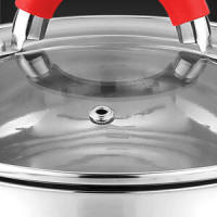 OTA Line Bateria de cocina de 6 piezas con sus tapaderas en acero inoxidable - details 1