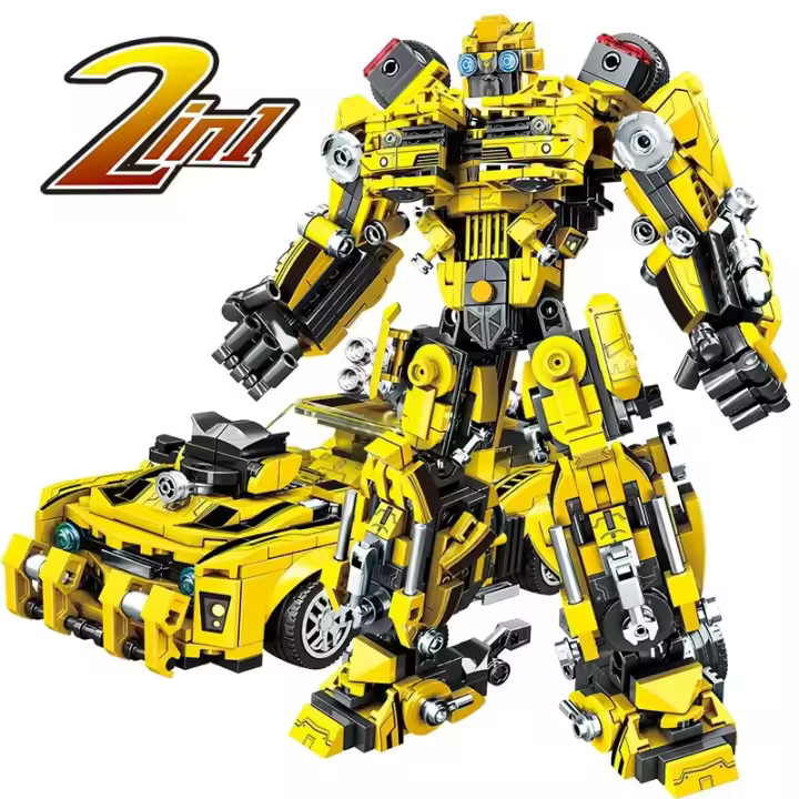 Set De Construcción Transformable ToylinX 478 Piezas Robot Y Camión 2 En 1 Bloques Constructivos Para Niños Regalo De Navidad - 1