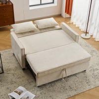 [Sofá Cama con función de Cama] sofá Doble, sofá Cama Doble, respaldo ajustable, Vestido de chenilla, espuma de Alta densidad, sofá de salón, sofá con función de Cama - details 2