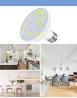 Bombilla LED E27 Spot 220V 30W 50W 80W Luz Blanca Cálida Bombilla De Techo Para Hogar Sala De Estar Dormitorio - details 10