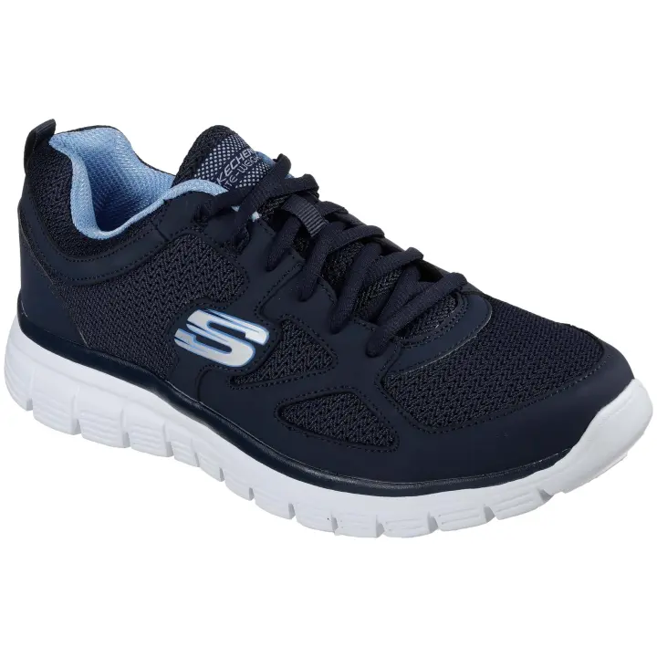 Zapatillas Skechers Burns- Agoura Hombre Navy Leather/ Mesh/ Trim - 1