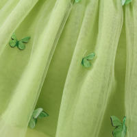 Vestido De Princesa Para Niñas Con Alas De Mariposa Y Tirantes Colgantes Vestido De Malla Lindo Para Verano Adecuado Para Niñas De 0-3 Años Estilo Cute Material Poliéster - details 9