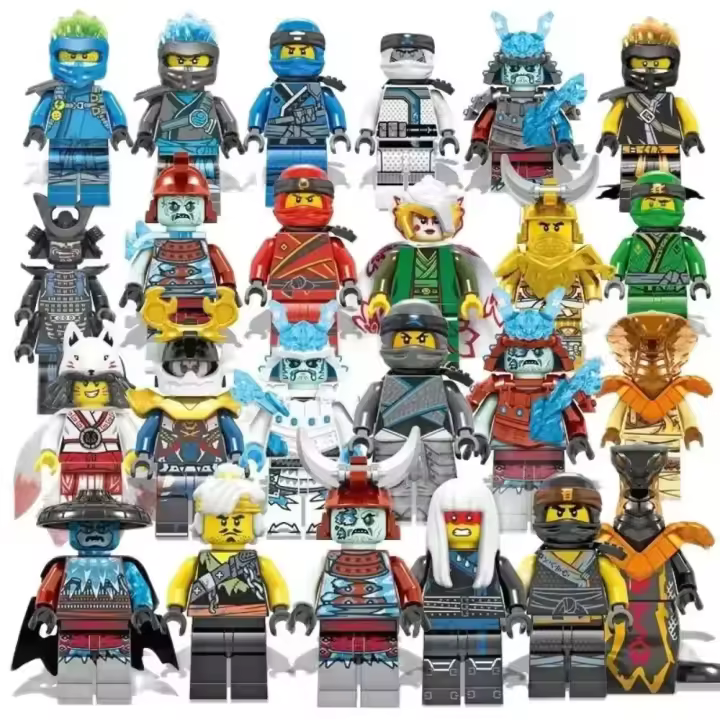Bloques De Construcción Figuras De Muñecos Humanoides Juguetes Para Niños Regalos De Cumpleaños Personajes De Dibujos Animados Miniatura - 1