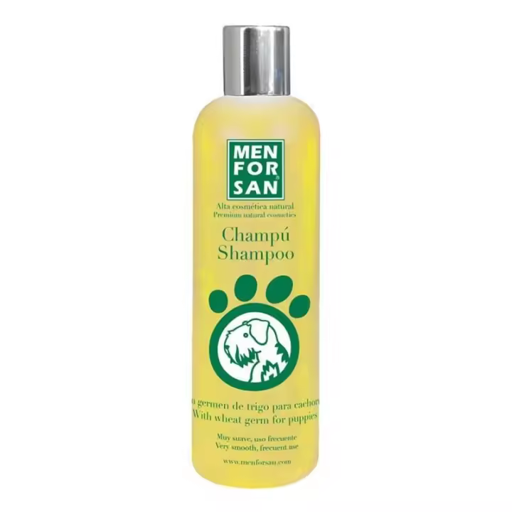 Champú para mascotas Menforsan Cachorros Germen de trigo 300 ml - 1