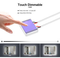 Interruptor De Control Táctil Inteligente Capacitivo Para Espejo De Baño Y Maquillaje Con Dimmer CCT LED Switch Penetrante - details 2