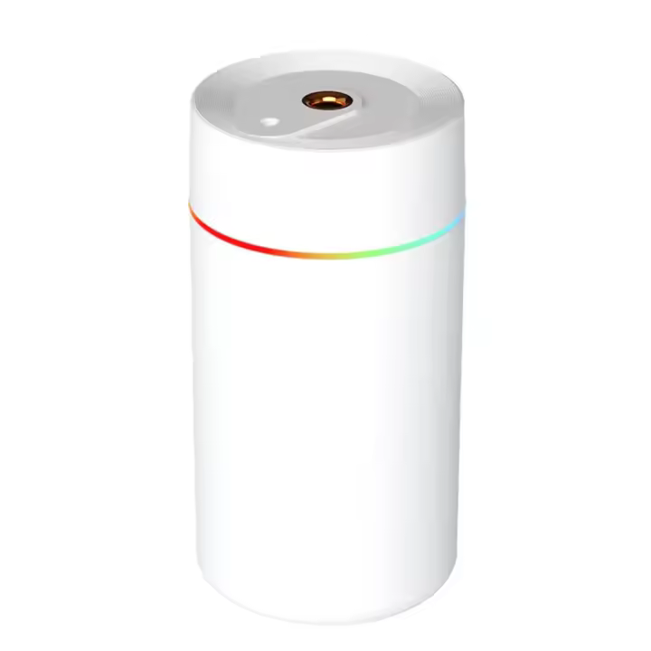 Mini humidificador portátil de 5,7 x 3 pulgadas, humidificador de escritorio pequeño 420MI, con luces de 7 colores, dos modos, apagado automático, humidificador personal USB ultrasilencioso, adecuado para dormitorio, coche, oficina, viajes - 1