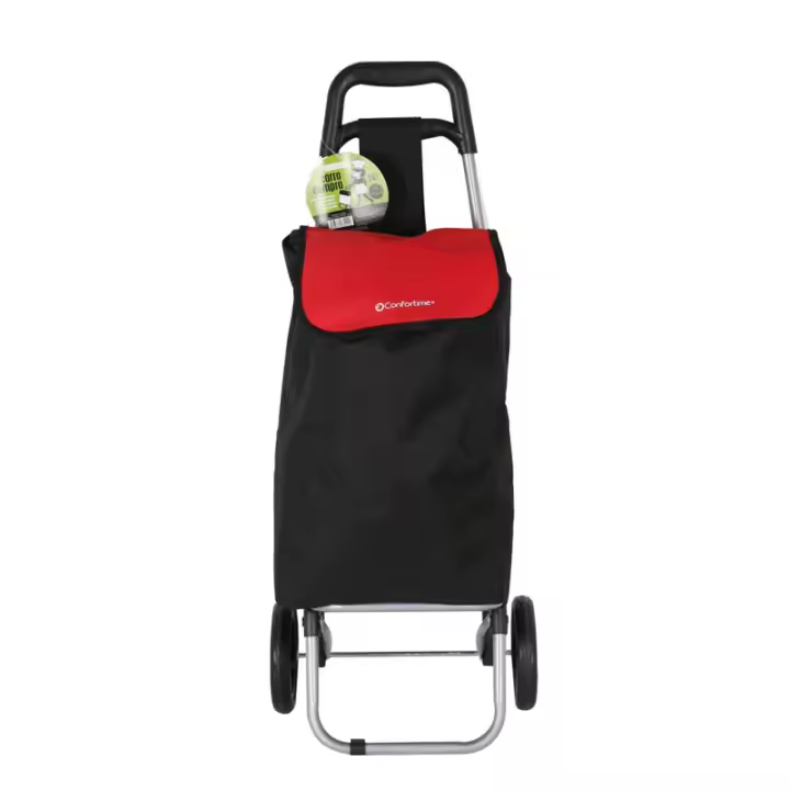 STARLEY-Carro De La Compra Con 2 Ruedas Para Subir Escaleras Carrito De La Compra Plegable Bolsa Impermeable De 24L Rojo y Morado Enviados Al Azar,Aleatorio - 1