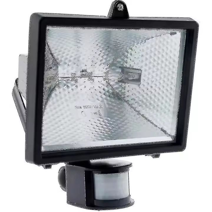 Proyector Halógeno Negro 400W con Detector-Ip44 Ce - 1