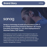 Sanag B60SProMax Auriculares Inalámbricos De Conducción Ósea Verdadera 64GB Reproducción MP3 Local Offline Ideal Para Natación Y Ciclismo - details 14